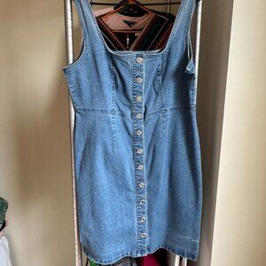 XL Denim Fitted Dress